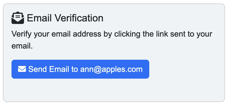 Email Verification